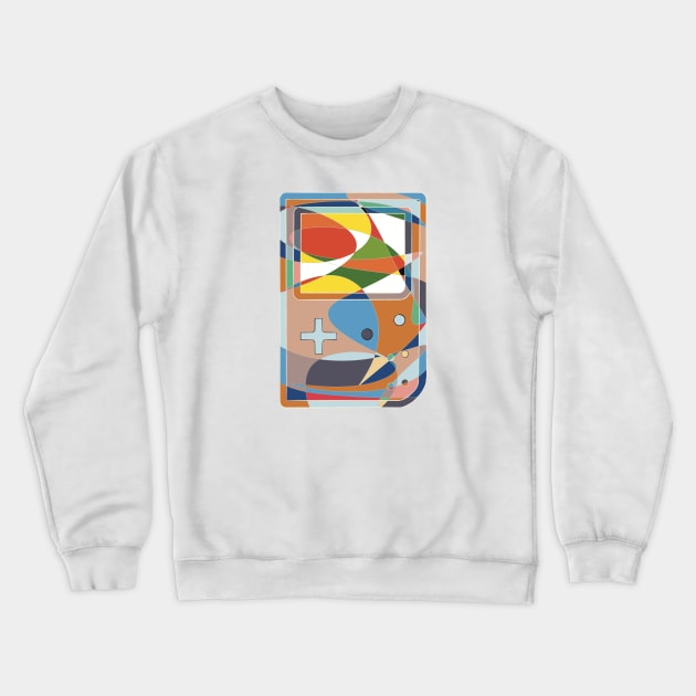 Handheld Console 6 Crewneck Sweatshirt by Abstract Scribbler